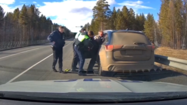В Нижнеудинске полицейские догнали пьяного лихача